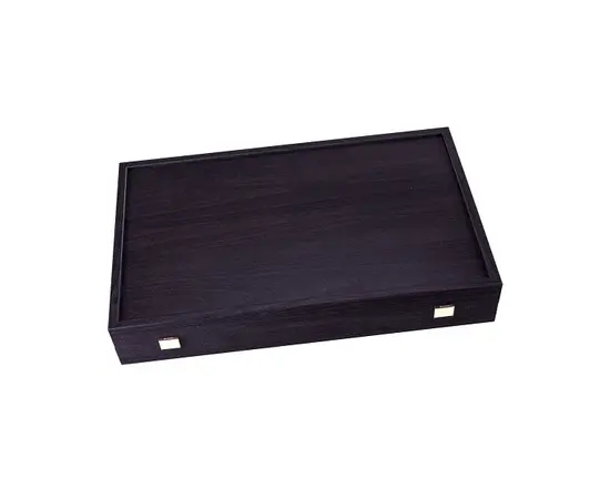 BXL1VV Manopoulos Handmade Wooden Backgammon Wenge Replica with Walnut & Oak points with Sideracks 48x30cm, фото 2