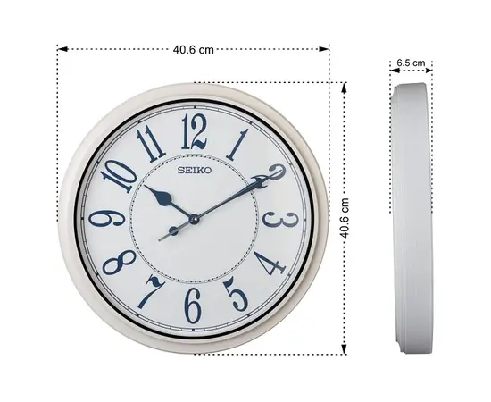 QXA801W Настенные часы Seiko, фото 5