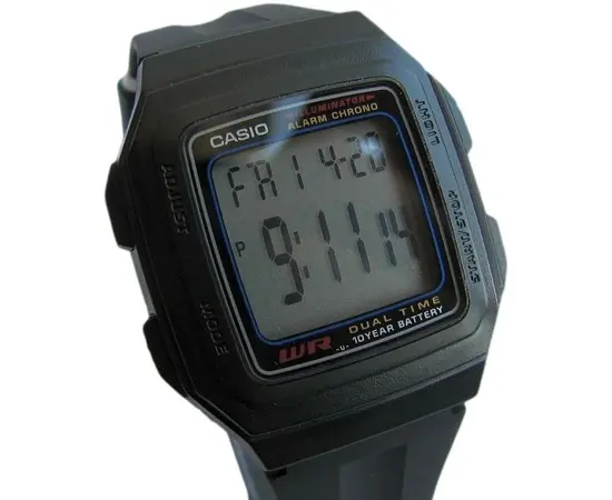 Чоловічий годинник Casio F-201W-1AEF, зображення 