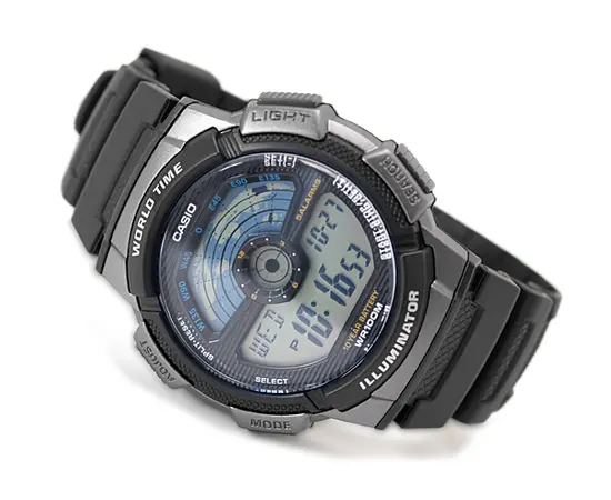 Чоловічий годинник Casio AE-1100W-1AVEF, зображення 