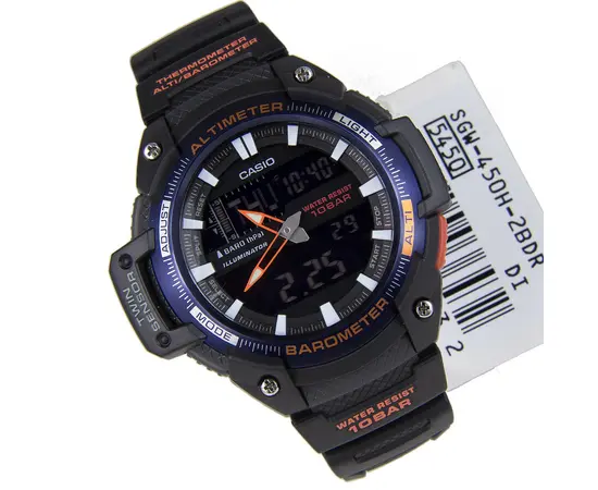 Чоловічий годинник Casio SGW-450H-2BER, зображення 
