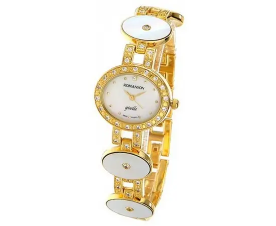 Женские часы Romanson RM7697QLG WH, фото 