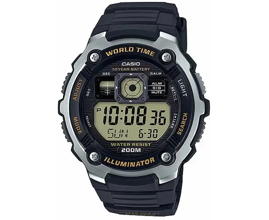 Чоловічий годинник Casio AE-2000W-9AVEF, зображення 