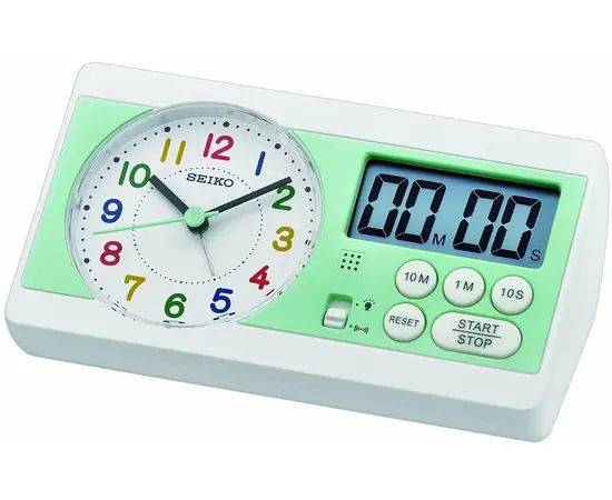 Настільний годинник Seiko QHE152W, зображення 