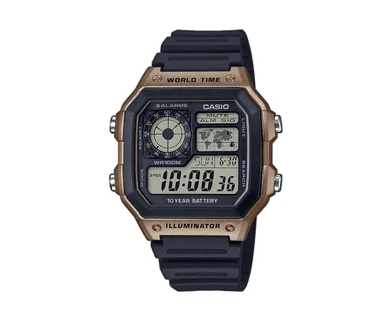 Чоловічий годинник Casio AE-1200WH-1BVEF, зображення 
