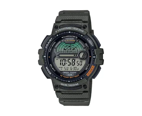 Чоловічий годинник Casio WS-1200H-3AVEF, зображення 