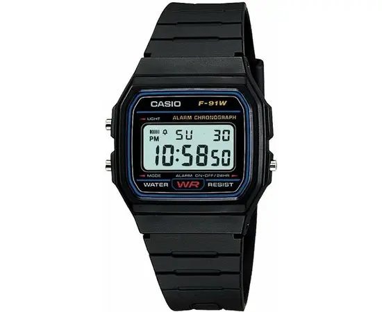 Мужские часы Casio F-91W-1Q, фото 