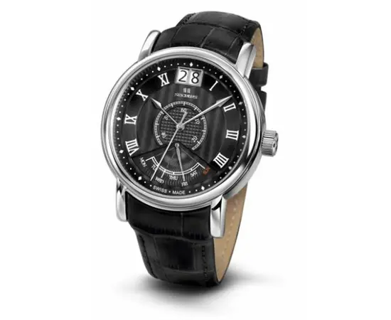 Мужские часы Seculus 4506.3.7003 black, ss, black leather, фото 
