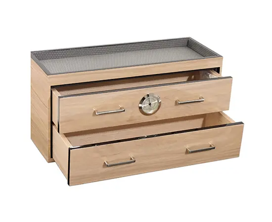 460028 + 460228 Humidor with top tray Blonde, фото 3