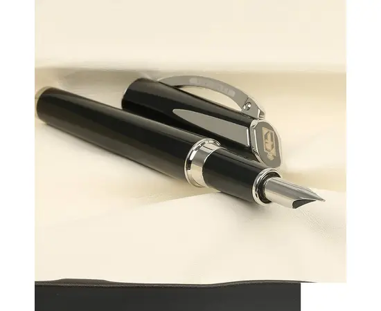 764ST02A59F Pininfarina F.Pen Regular Black Tub. F Пір'яна ручка Visconti, зображення 8