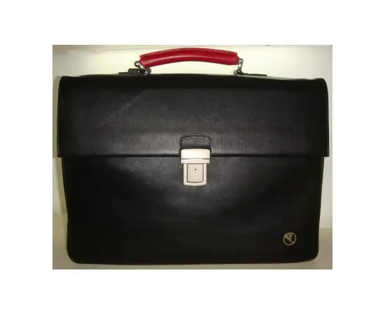 M11.B01 Bag leather whit 1 zip Портфель Marlen, зображення 