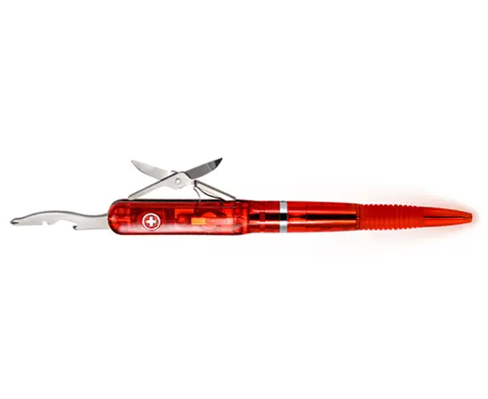 SP300 Ручка - ніж з ліхтариком,  авіатор Wagner of Switzerland, зображення 