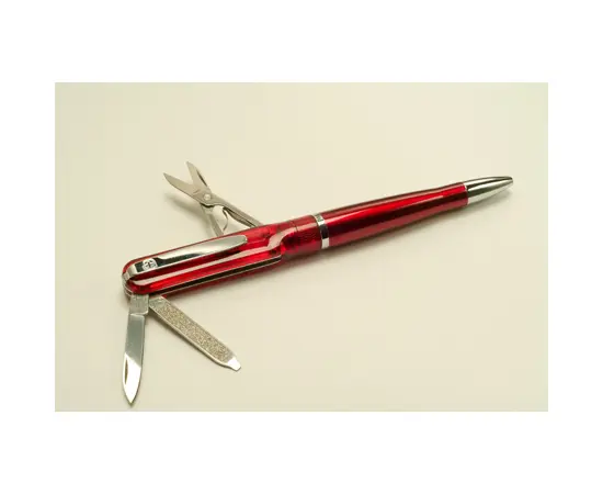 SP140 Ручка - нож с фонариком, красная Wagner of Switzerland, фото 