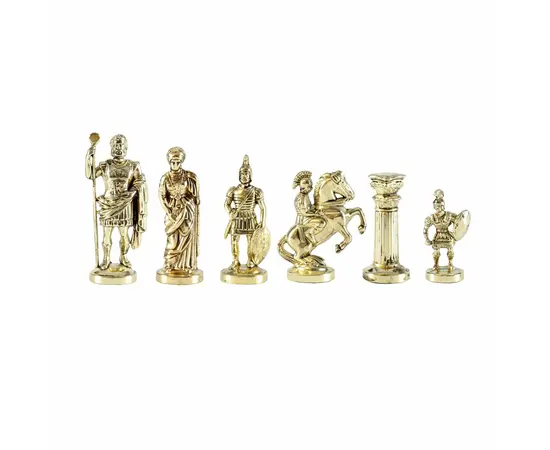 F11 Manopoulos Greek Roman period Metal chessmen gold-silver large, зображення 