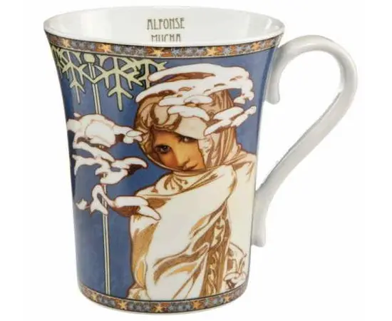 GOE-67011131 Winter 1900 - Mug Artis Orbis Alphonse Mucha Goebel, зображення 