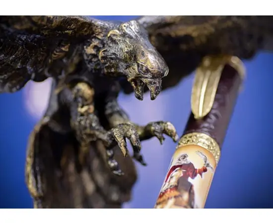 757ST01PDA55DTF The Falconer FP 23KT F Пір'яна ручка Visconti, зображення 4