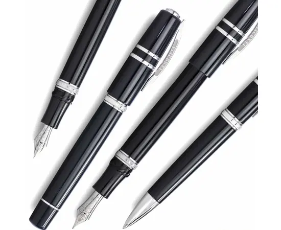 KP15-02-BP Homo Sapiens Elegance Black Ballpoint Кулькова ручка Visconti, зображення 3