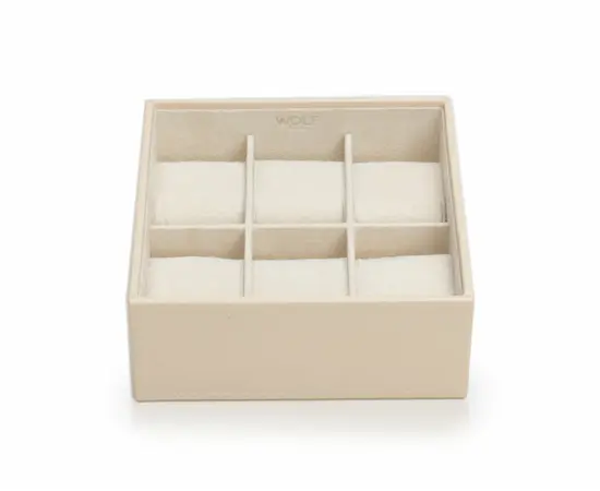309753 Stackable 6 pcs Watch Tray WOLF Cream, фото 3