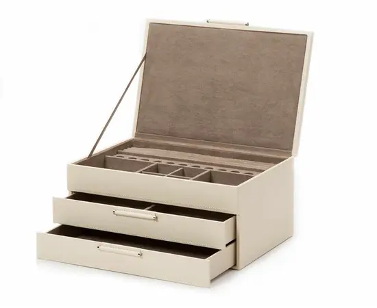 392053 Sophia Jewelry Box with Drawers WOLF Ivory, фото 4