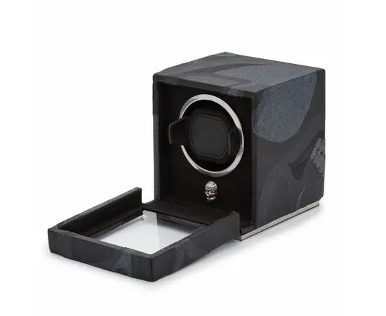 493102 Memento Mori Cub Watch Winder WOLF with Cover Black, фото 5