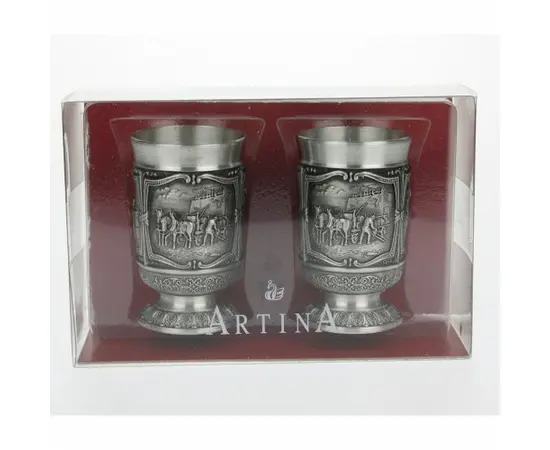 10418 Artina 2 Shot Glasses „Gambrinus“ 6 cm, зображення 4