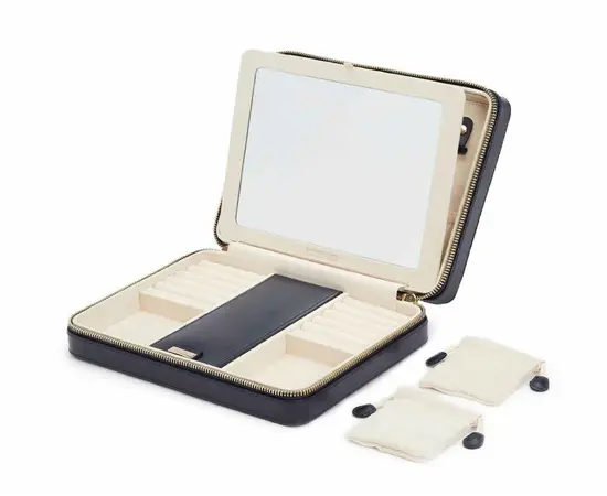 766117 Maria Large Zip Jewelry Case - Navy WOLF, зображення 3