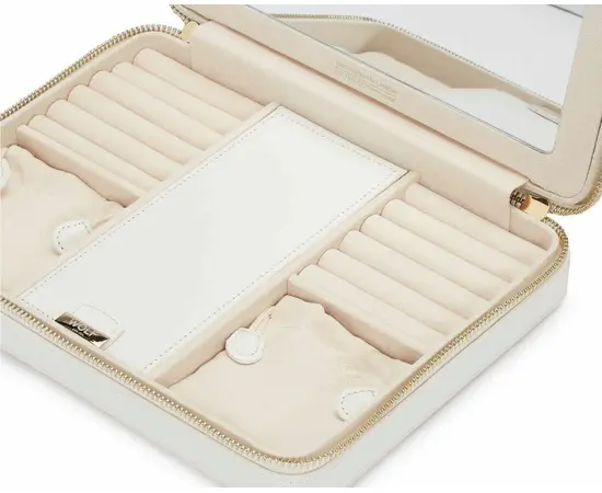 766153 Maria Large Zip Jewelry Case - White WOLF, фото 5