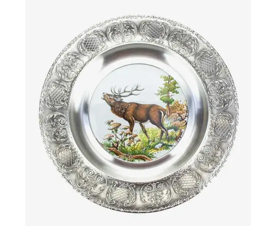 11766 Wall Plate „Deer“ 23 cm Artina, фото 