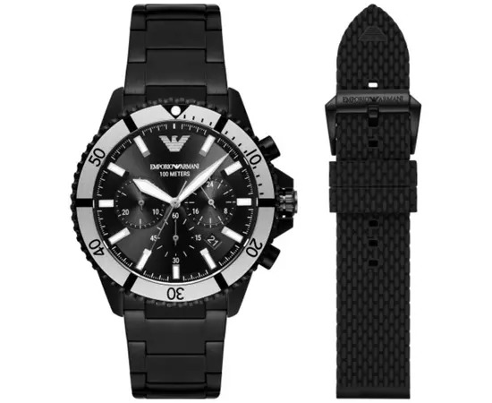 Чоловічий годинник Emporio Armani AR80050 + ремешок, зображення 