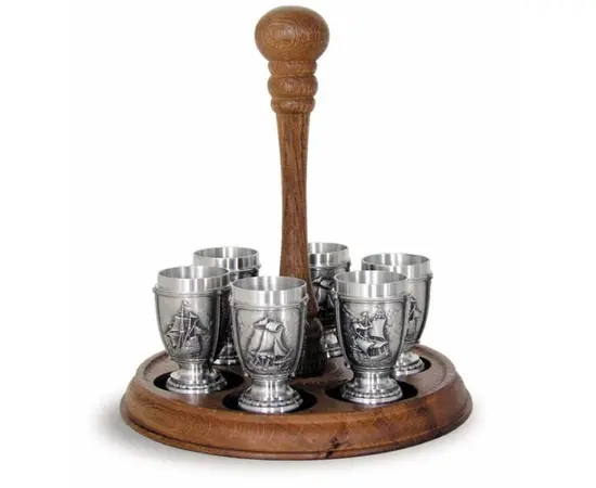 16296 Schnaps Set 7 pcs. La Paloma 6 cm Artina, зображення 