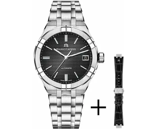 Мужские часы Maurice Lacroix AIKON Automatic AI6007-SS002-330-2 + ремешок, фото 