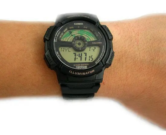 Мужские часы Casio AE-1100W-1BVEF, фото 5