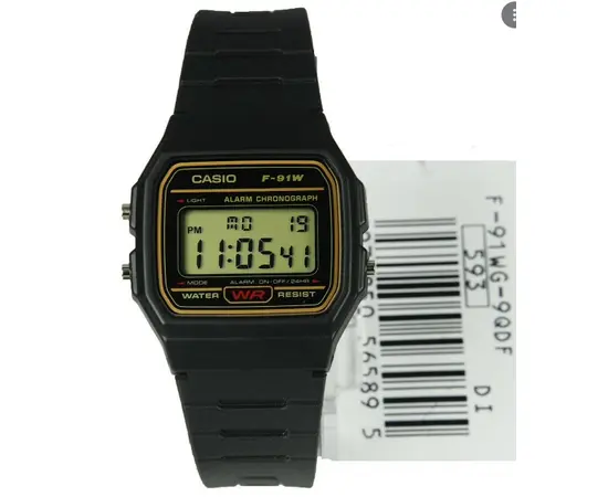 Мужские часы Casio F-91WG-9, фото 2