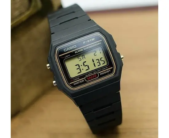 Мужские часы Casio F-91WG-9, фото 3