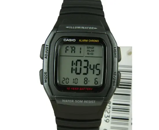 Чоловічий годинник Casio W-96H-1BVEF, зображення 2