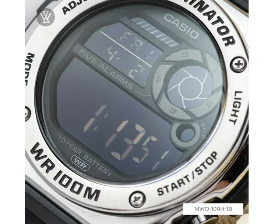 Мужские часы Casio MWD-100H-1BVEF, фото 5
