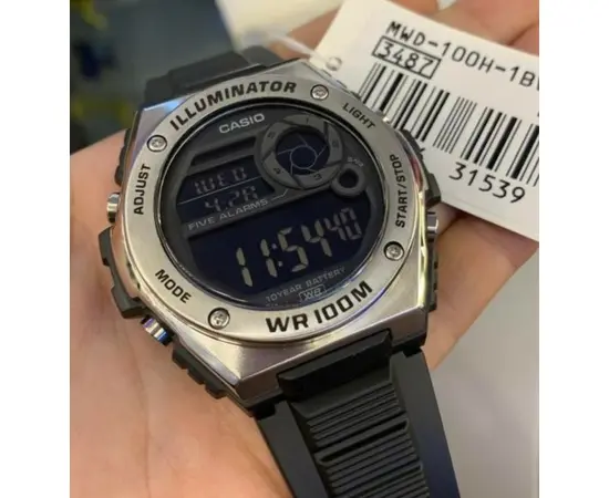 Чоловічий годинник Casio MWD-100H-1BVEF, зображення 9