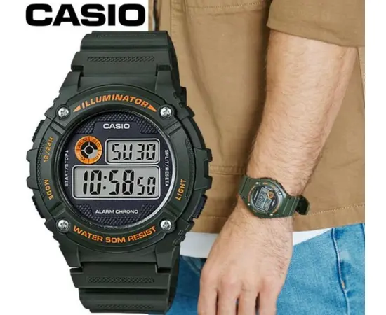 Чоловічий годинник Casio W-216H-3BVDF, зображення 6