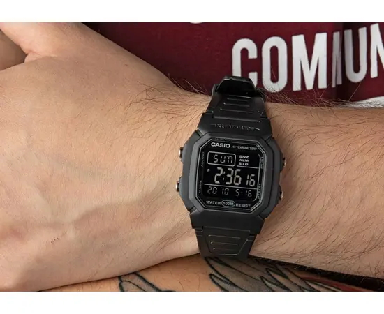 Чоловічий годинник Casio W-800H-1BVES, зображення 5
