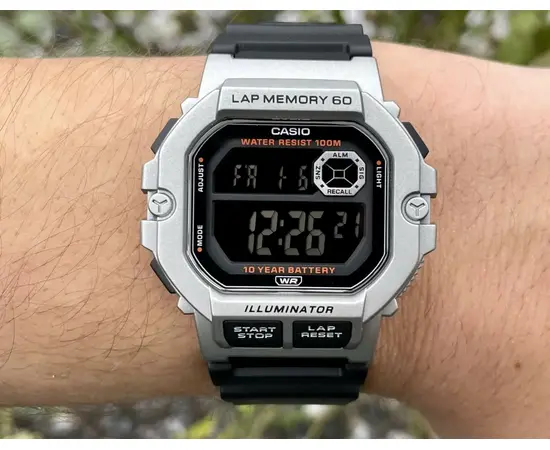 Мужские часы Casio WS-1400H-1BVEF, фото 5