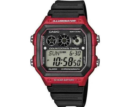 Чоловічий годинник Casio AE-1300WH-4AVEF, зображення 