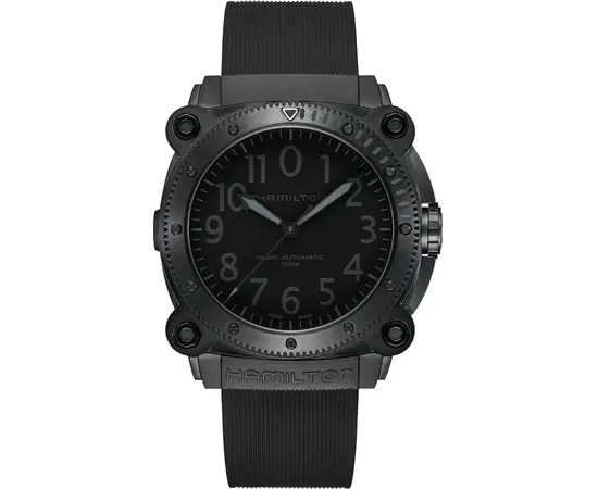 Чоловічий годинник Hamilton Khaki Navy BeLOWZERO Auto Titanium H78505330, зображення 