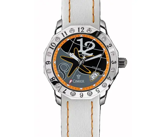 Жіночий годинник Cimier 6196-SZ041 white strap, зображення 