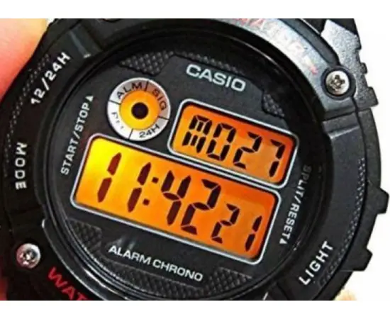 Чоловічий годинник Casio W-216H-1BVEF, зображення 5