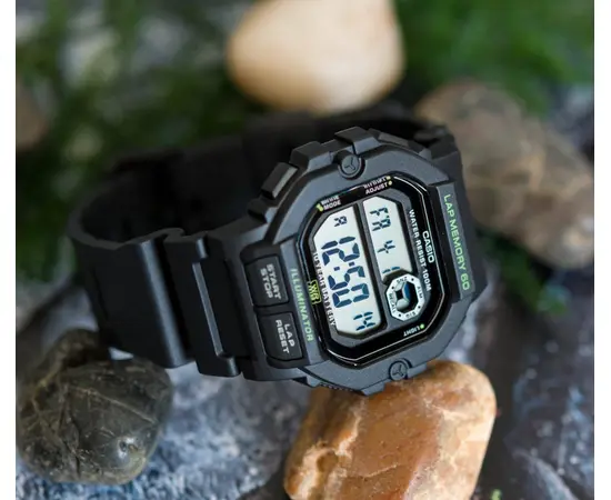 Мужские часы Casio WS-1400H-1AVEF, фото 2