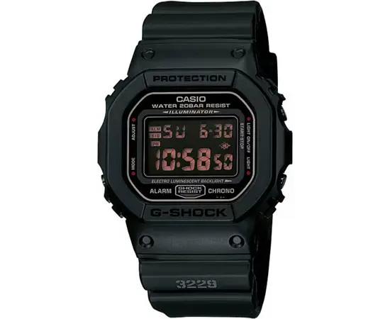 Чоловічий годинник Casio DW-5600MS-1, зображення 
