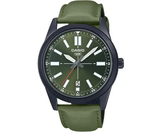 Чоловічий годинник Casio MTP-VD02BL-3E, зображення 