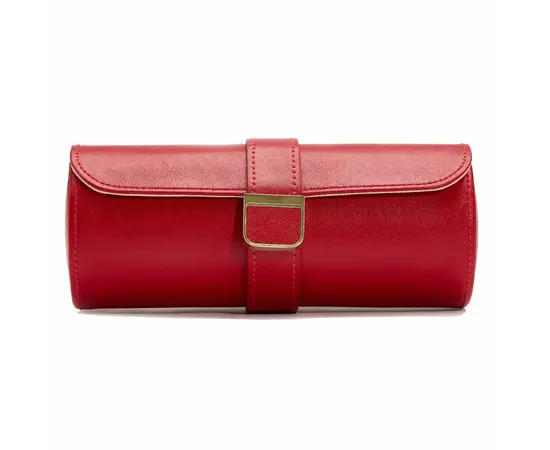 213972 Palermo Double Watch Roll With Jewelry Pouch - Red WOLF, фото 