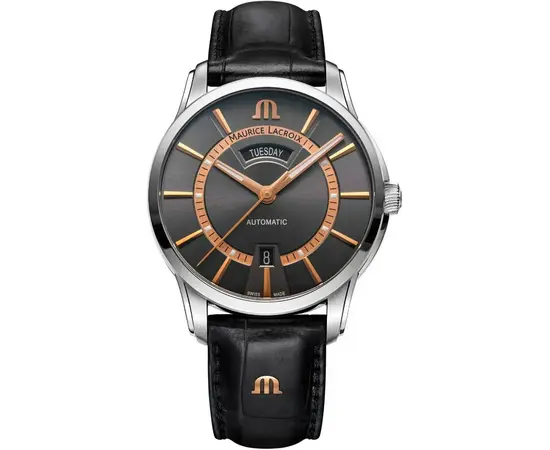 Мужские часы Maurice Lacroix PONTOS Day Date 41mm PT6358-SS001-333-2, фото 