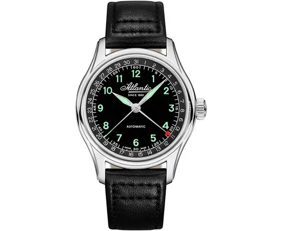 Чоловічий годинник Atlantic Worldmaster Automatic Pointer Date 52782.41.63GN, зображення 